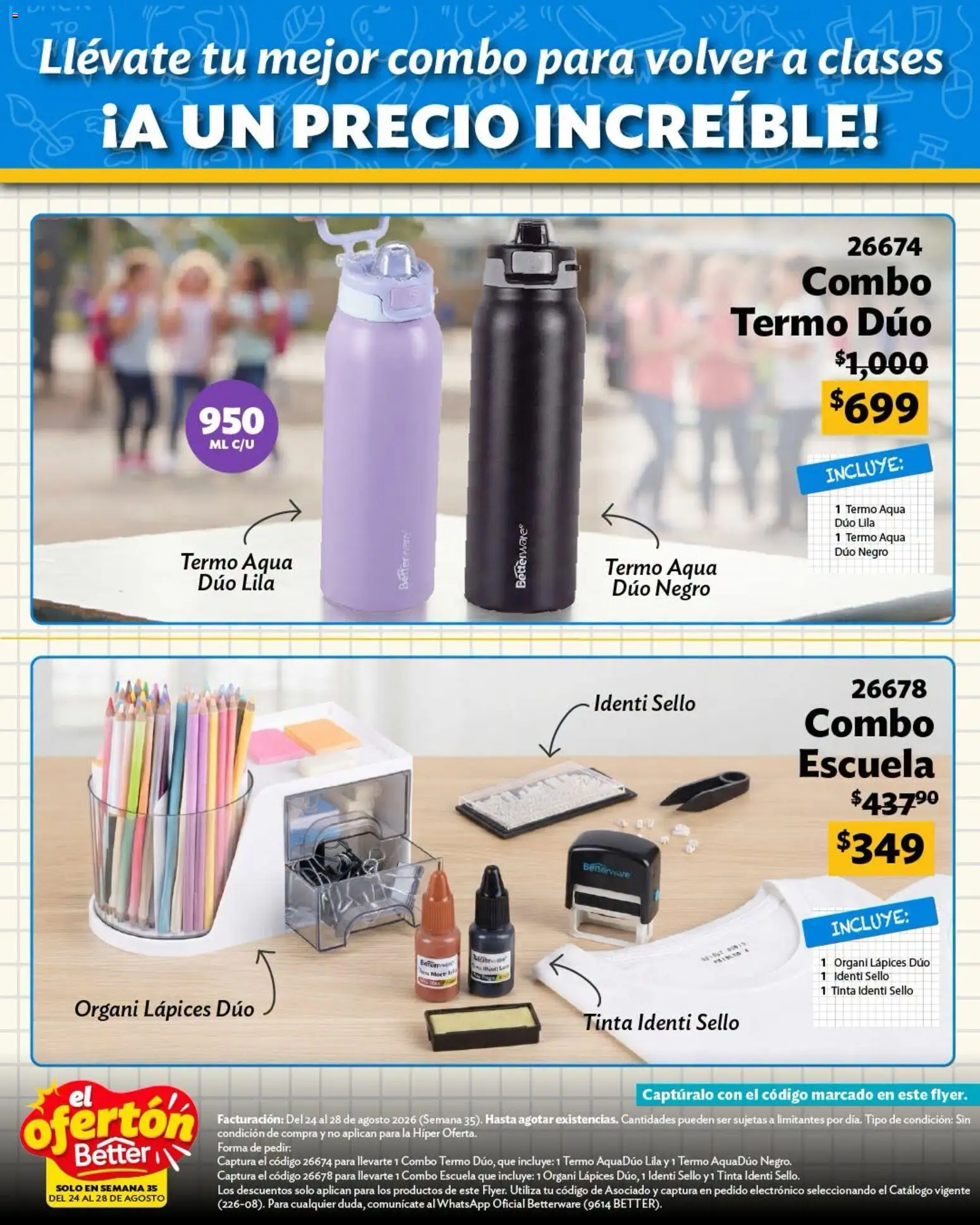 Vista previa las ofertas de la tienda Betterware - Betterware catálogo El Ofertón desde el 24/08/2026 
