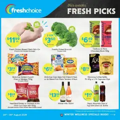 Preview of catalogue FreshChoice catalogue from shop FreshChoice valid 24 Aug 2026
