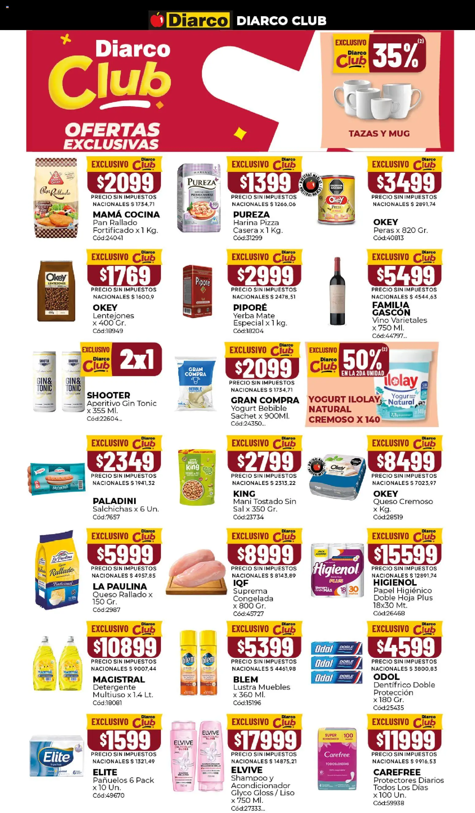 Vista previa del folleto de la tienda Diarco válido desde el 03/08/2026 
