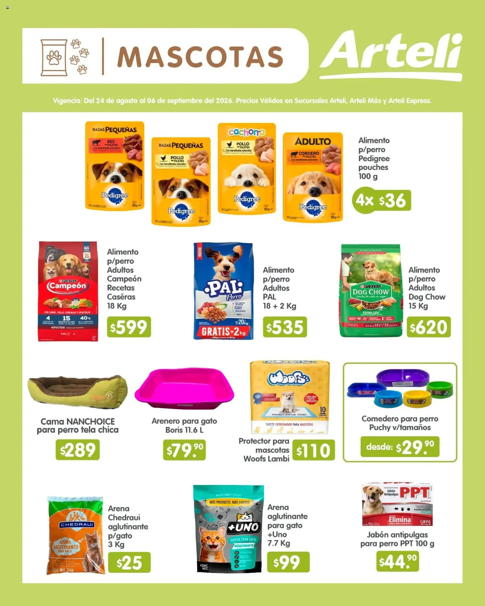 Vista previa las ofertas de la tienda Arteli - Arteli folleto Quincenal desde el 24/08/2026 