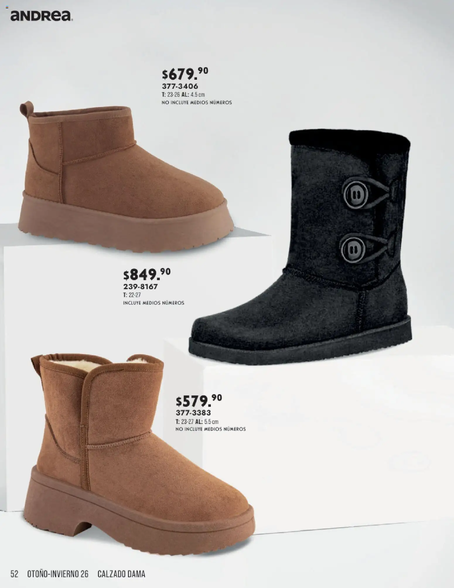 Vista previa las ofertas de la tienda Andrea - Andrea catálogo Otoño Invierno desde el 23/08/2026 