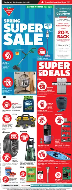 Preview of leaflet Canadian Tire weekly flyer from shop Canadian Tire is valid from Apr 30, 2026