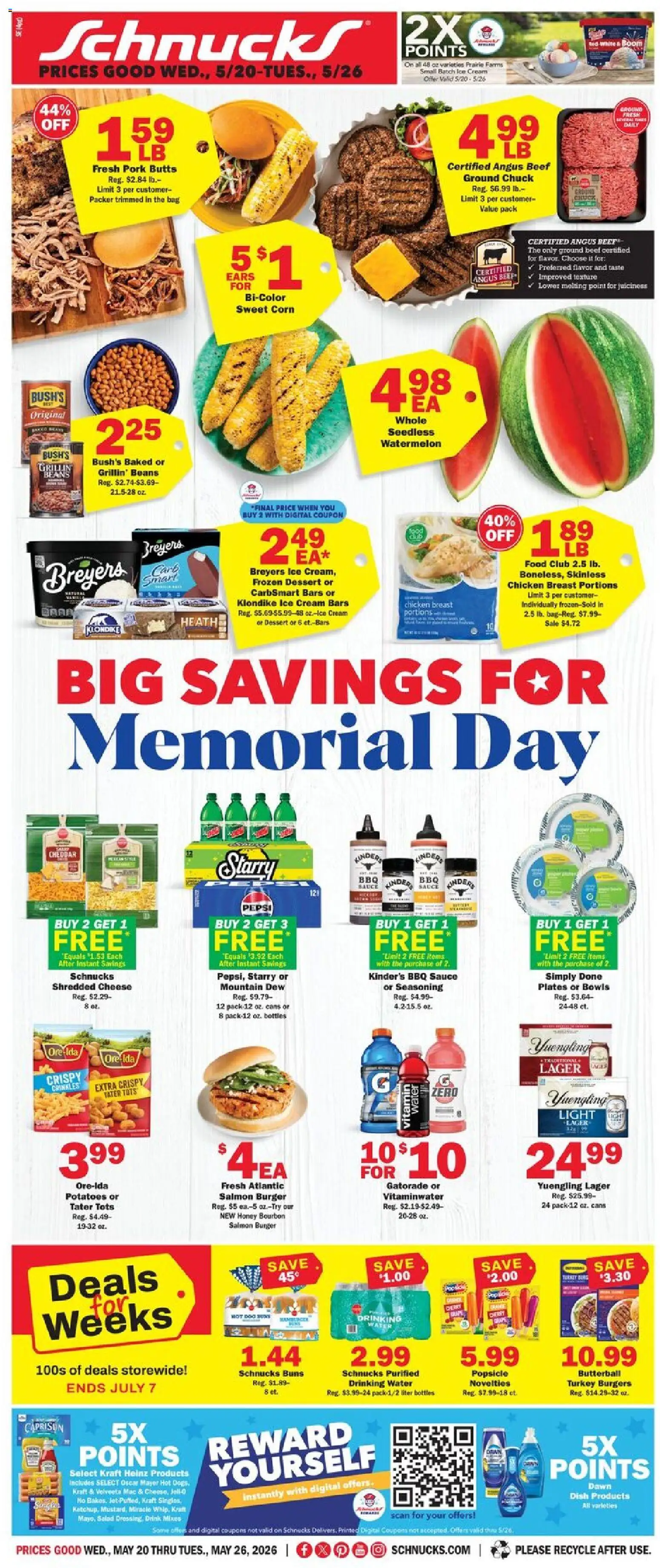 Ad Preview of Schnucks Schnucks Weekly Print Ad - IN from 05/20/2026
