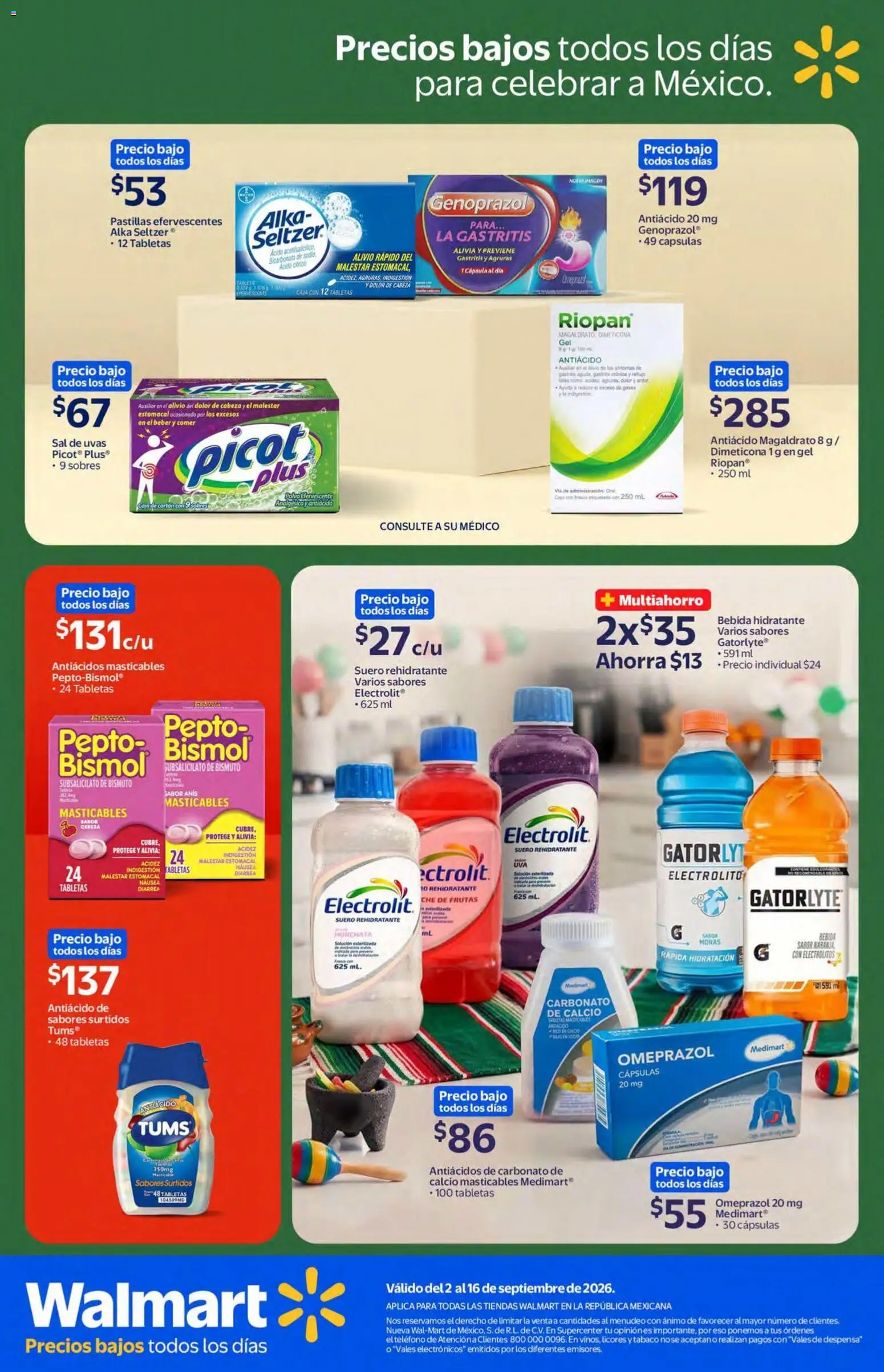 Vista previa las ofertas de la tienda Walmart - Walmart folleto Celebra el orgullo mexicano con todo lo que nos une desde el 02/09/2026 