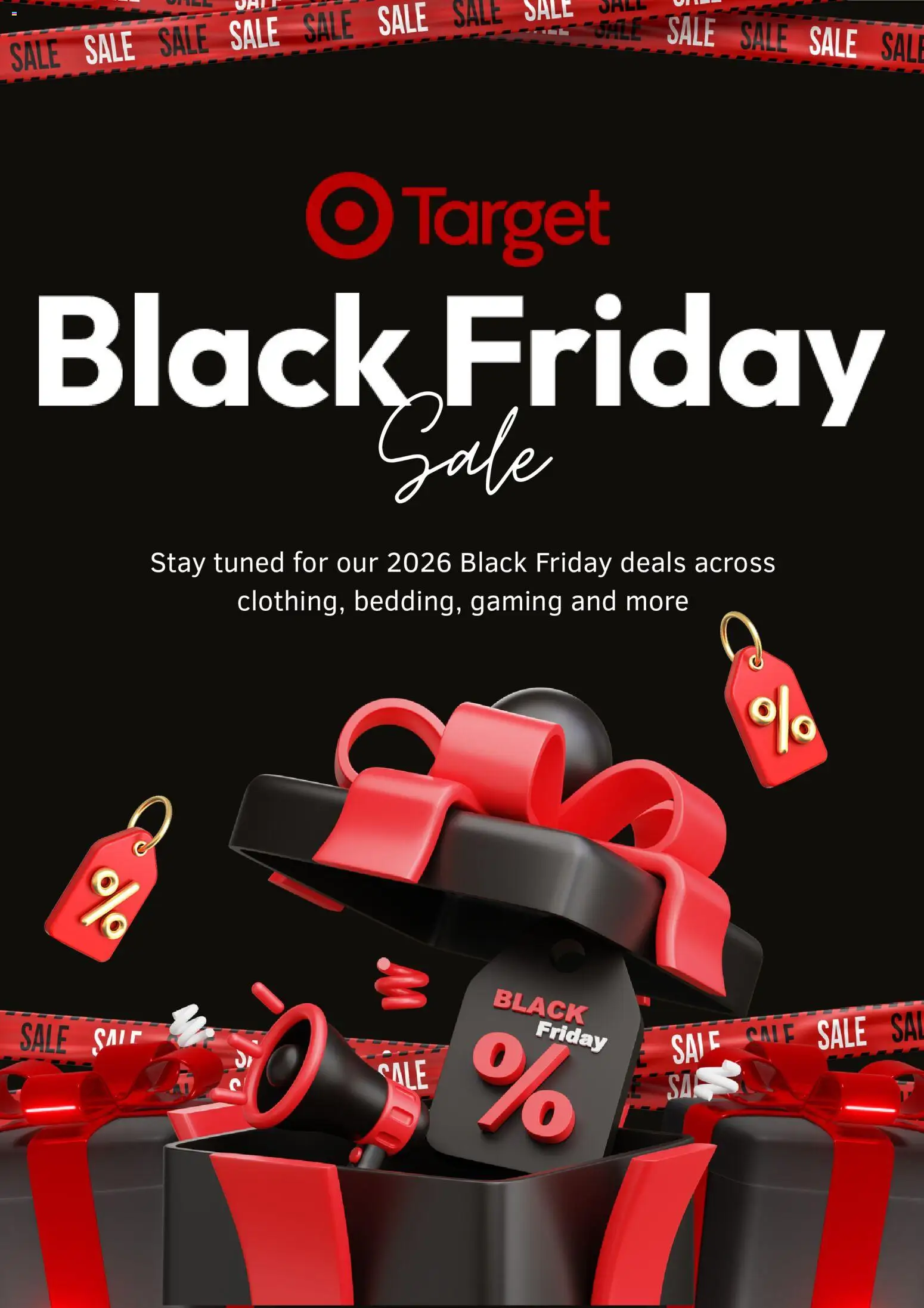 Preview of catalogue Target Black Friday Notice from shop Target valid 19/10/2026