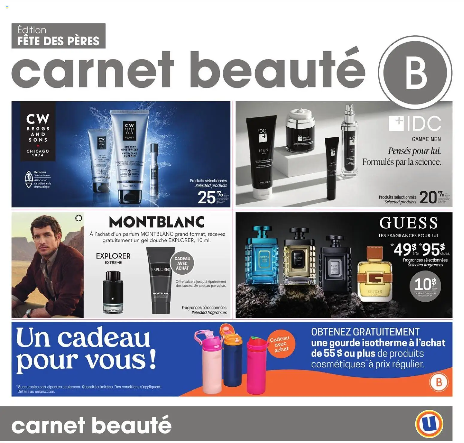 Preview of leaflet Uniprix - Carnet Beauté from shop Uniprix is valid from Jun 11, 2026