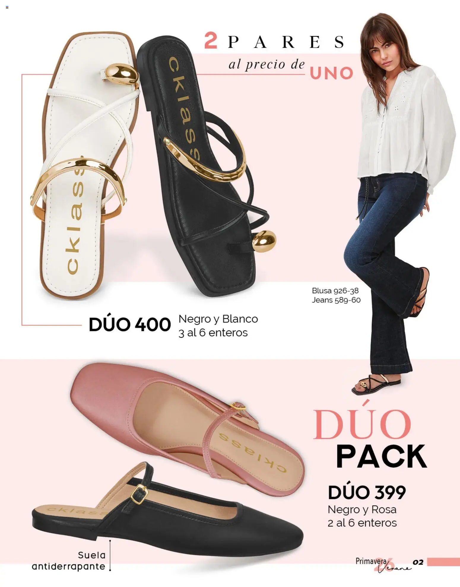 Vista previa las ofertas de la tienda Cklass - Catálogo Six & Dúo pack desde el 02/01/2026 - Blusa