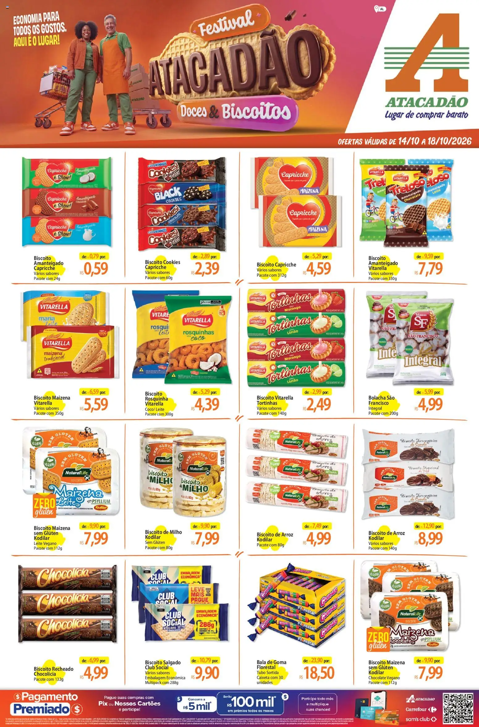 Pré-Visualização do folheto "Atacadão ofertas - AL" da loja Atacadão válido a partir de 14/10/2026