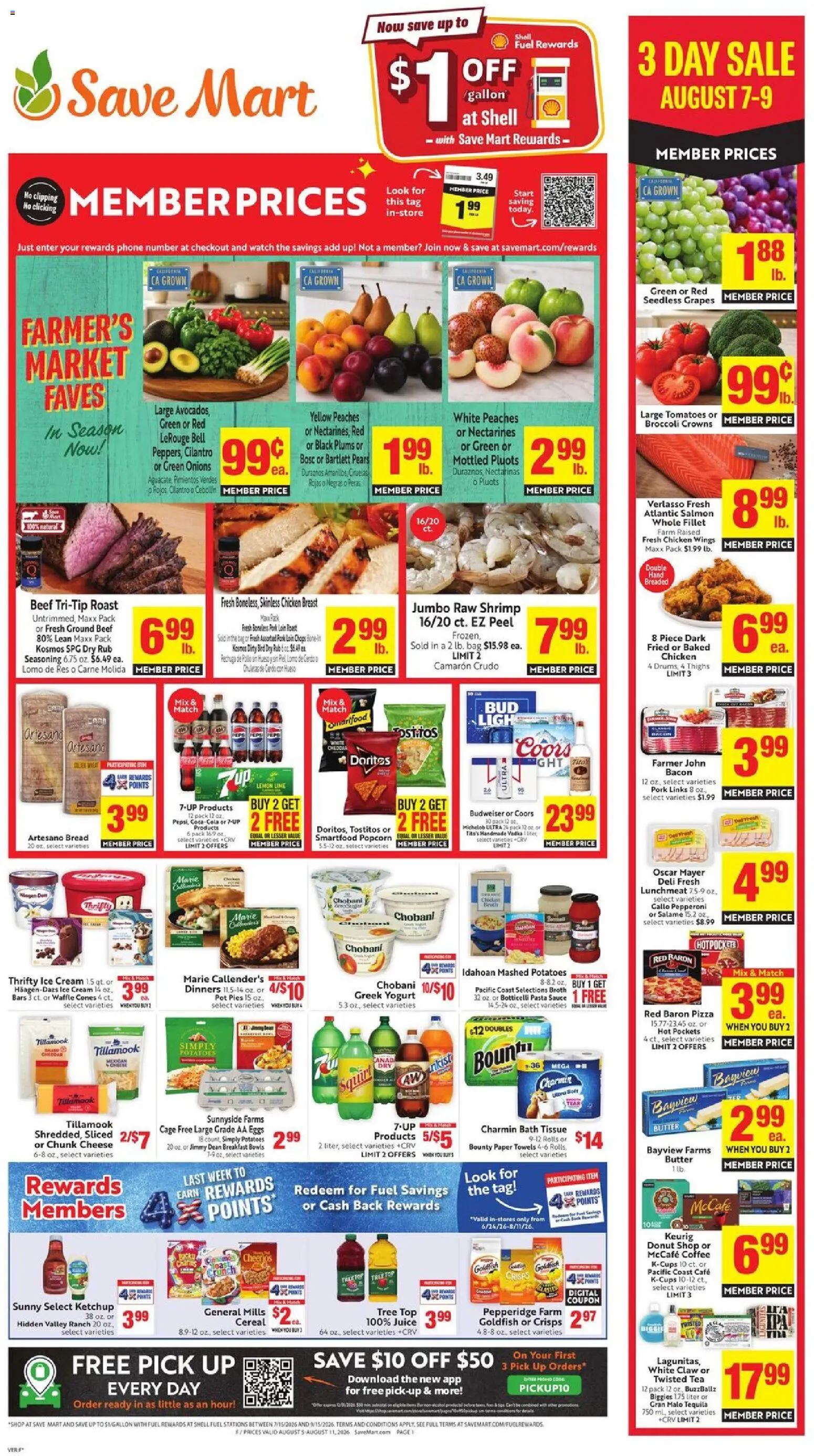Ad Preview of Save Mart Save Mart Weekly Ad from 08/05/2026