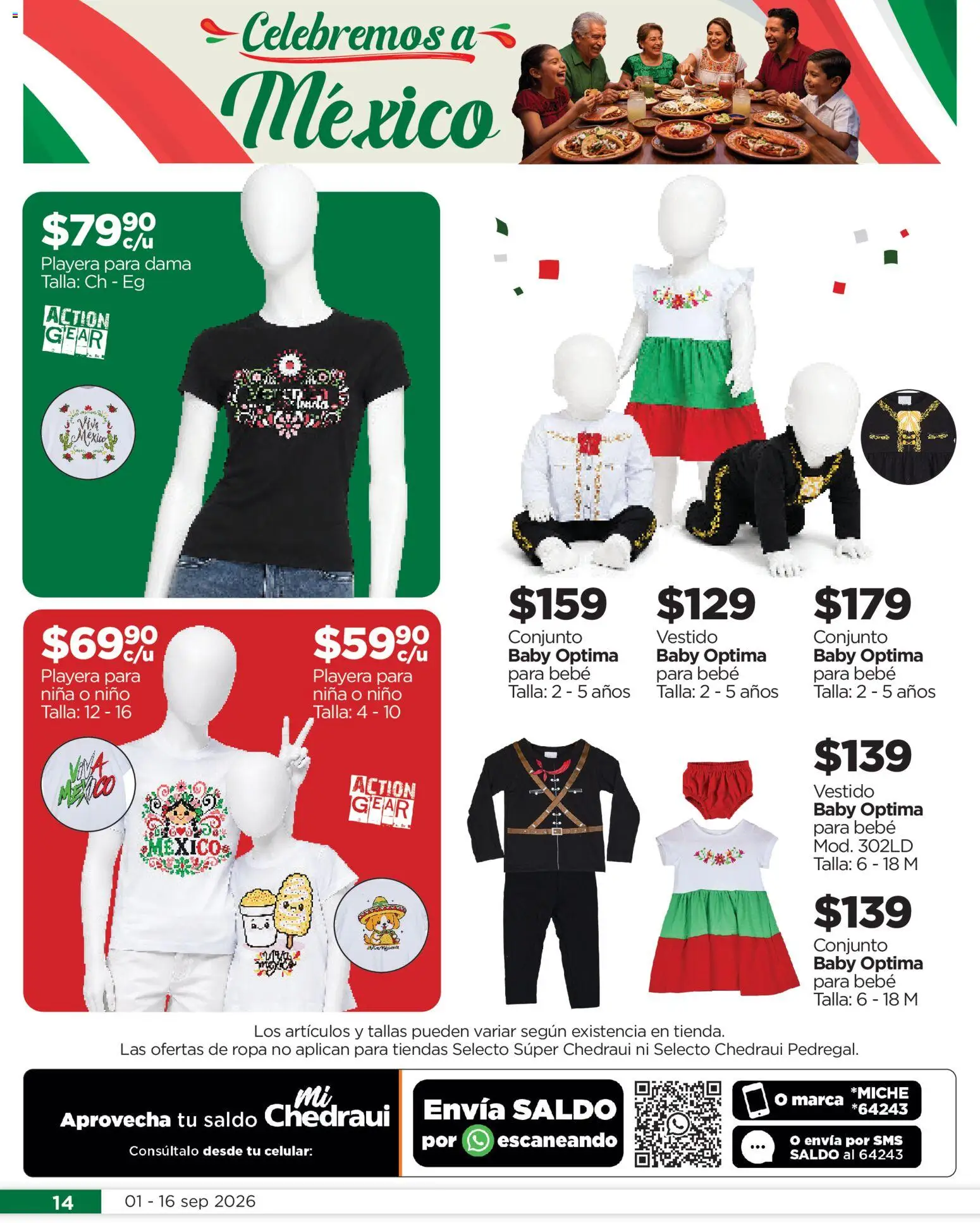 Vista previa las ofertas de la tienda Chedraui - Chedraui folleto Llevarte más cuesta menos desde el 01/09/2026 