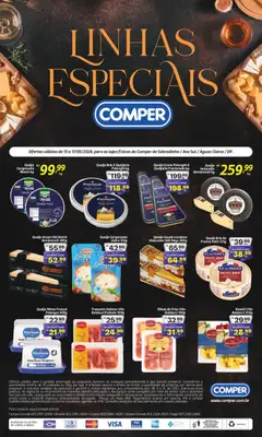 Pré-Visualização do folheto "Comper ofertas Linhas Especiais" da loja Comper válido a partir de 15/05/2026