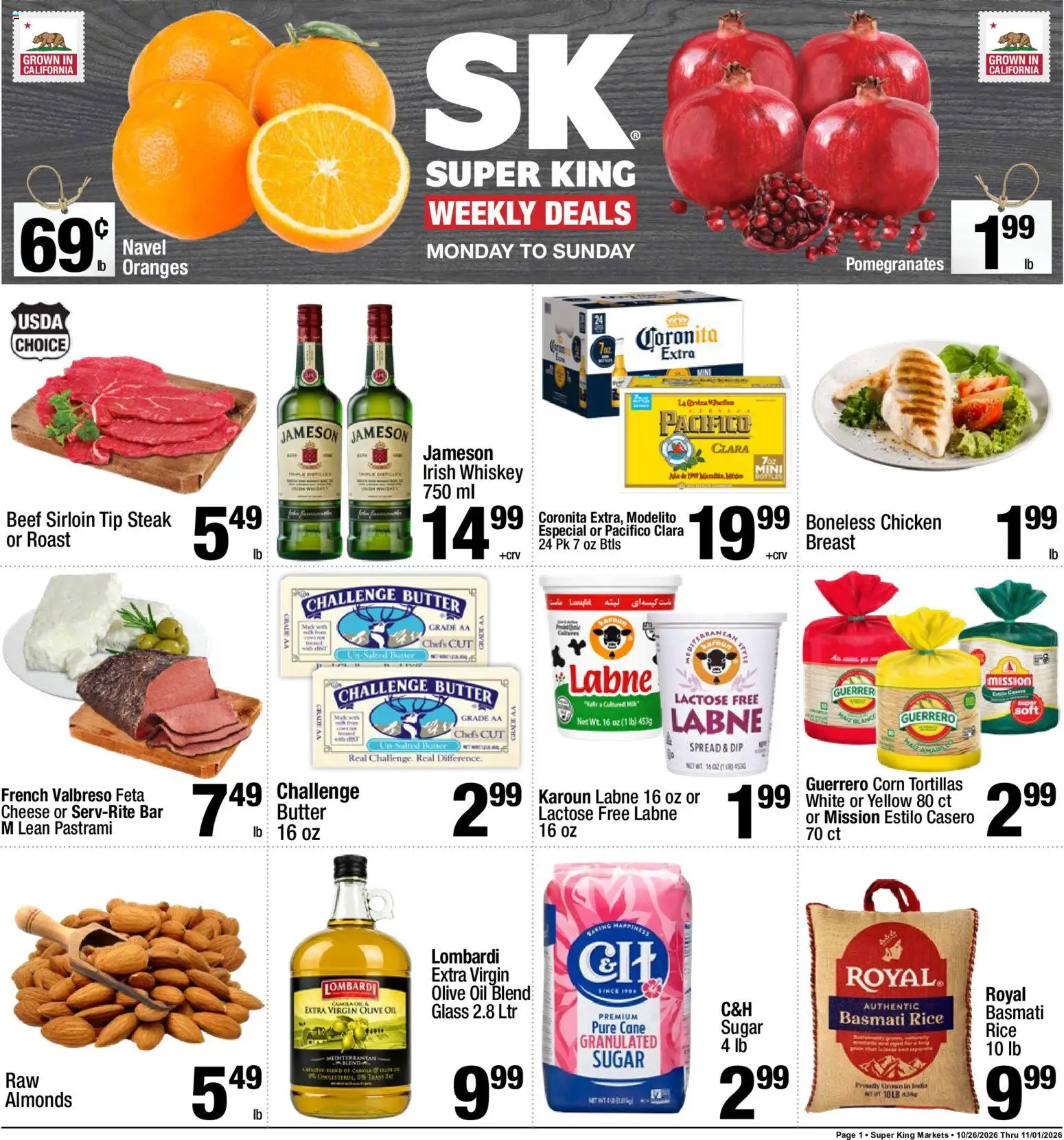 Ad Preview of Super King Super King Weekly Ad from 10/26/2026