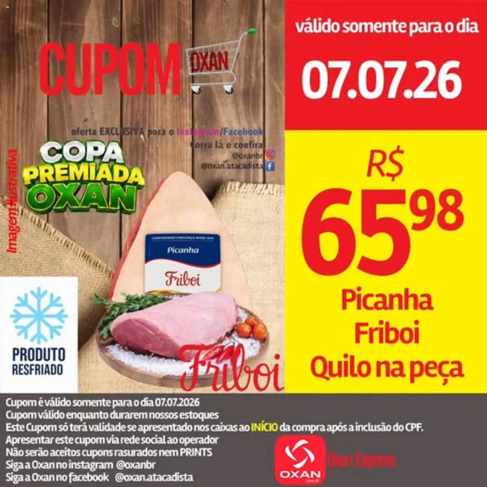 Pré-Visualização do folheto "Oxan Atacadista - Ofertas da semana" da loja Oxan Atacadista válido a partir de 07/07/2026