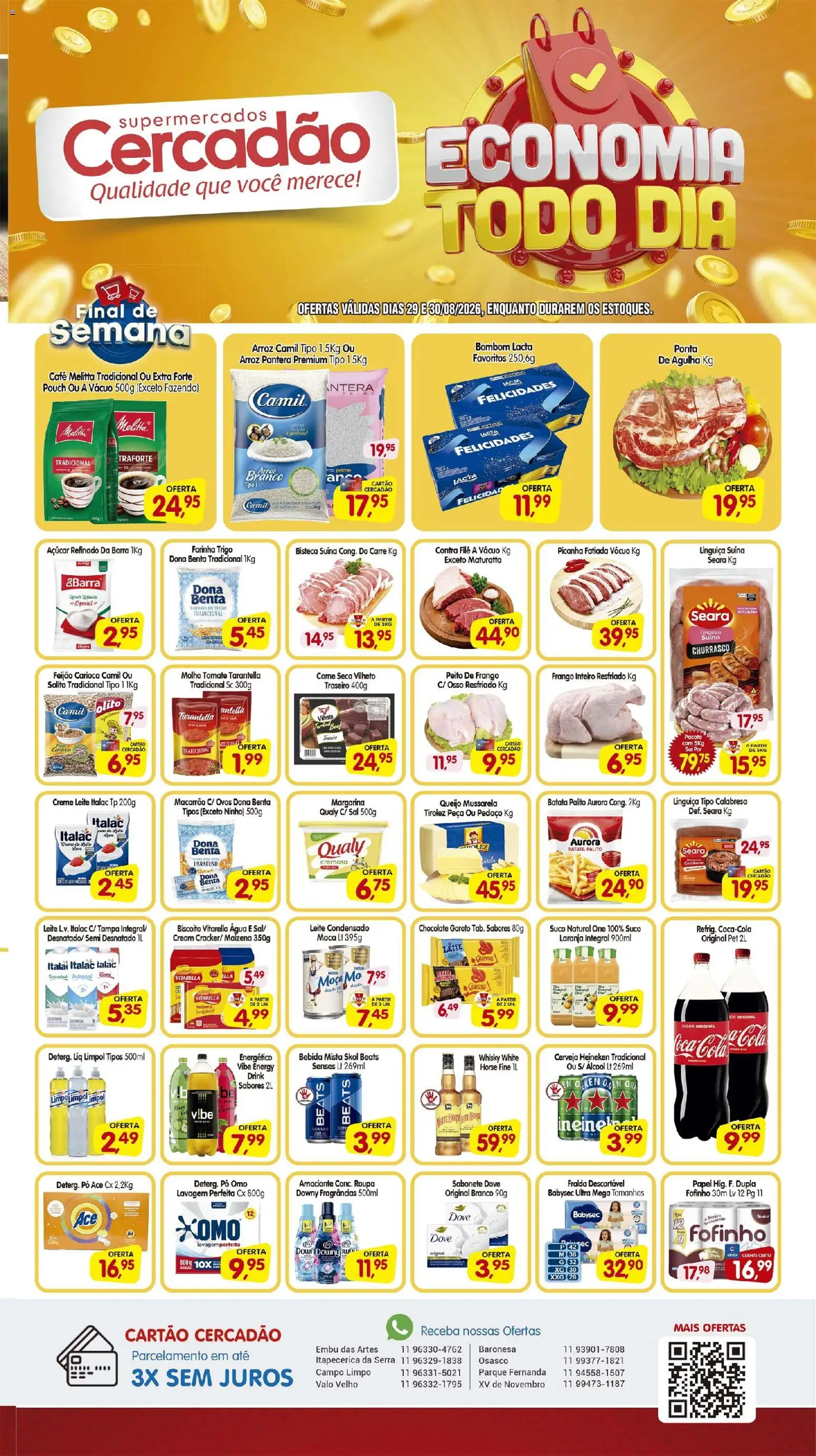 Pré-Visualização do folheto "Cercadão - Ofertas da semana" da loja Cercadão válido a partir de 29/08/2026