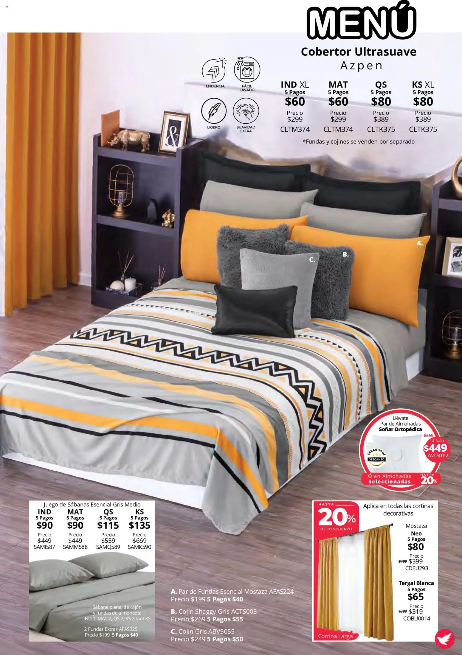 Vista previa las ofertas de la tienda Colchas Concord - Colchas Concord catálogo Colección Cobertor Calor de Hogar desde el 15/10/2026 