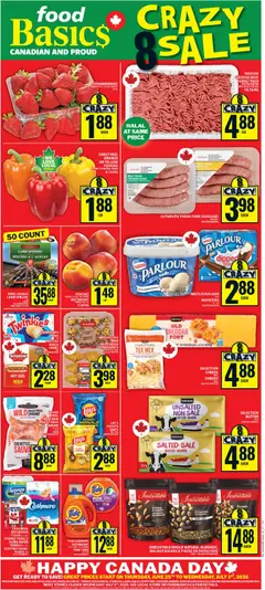 Preview of leaflet Food Basics weekly flyer - Ancaster from shop Food Basics is valid from Jun 25, 2026