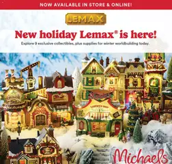 Preview of leaflet Michaels weekly flyer / circulaire from shop Michaels is valid from Oct 09, 2026