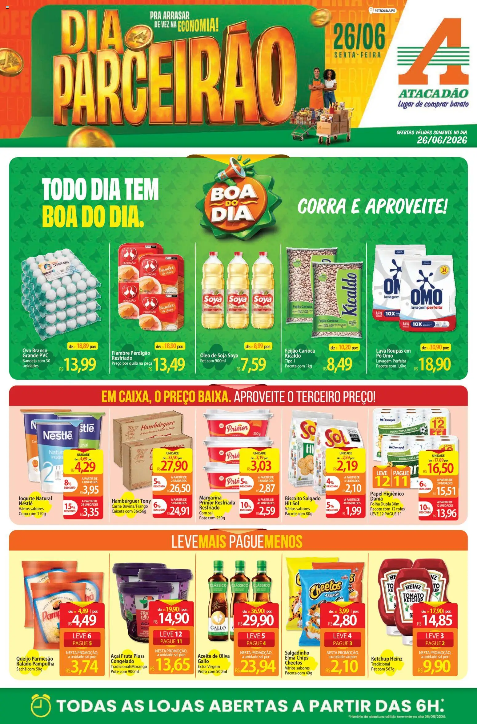 Pré-Visualização do folheto "Atacadão ofertas - PE" da loja Atacadão válido a partir de 26/06/2026