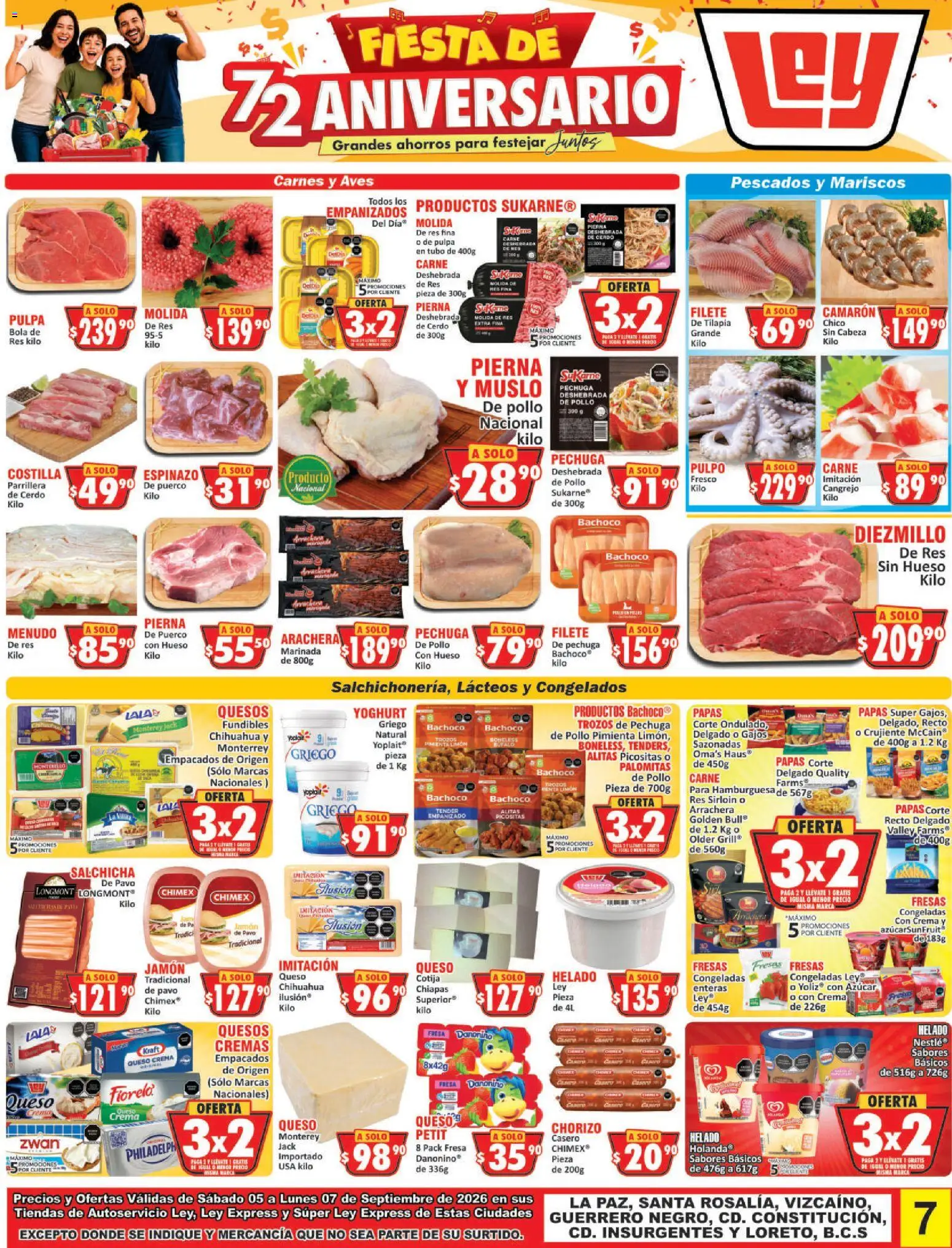 Vista previa las ofertas de la tienda Casa Ley - Casa Ley folleto Autoservicio La Paz, BCS desde el 05/09/2026 