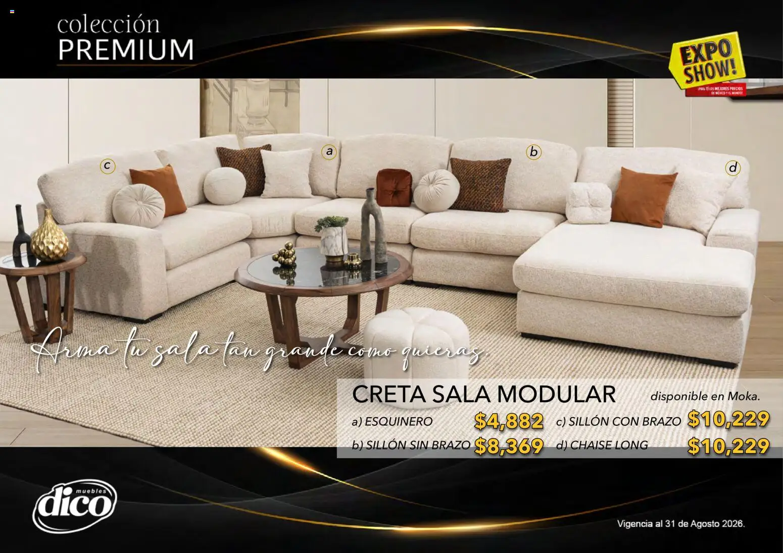 Vista previa las ofertas de la tienda Muebles Dico - Muebles Dico catálogo Colección Premium desde el 01/08/2026 