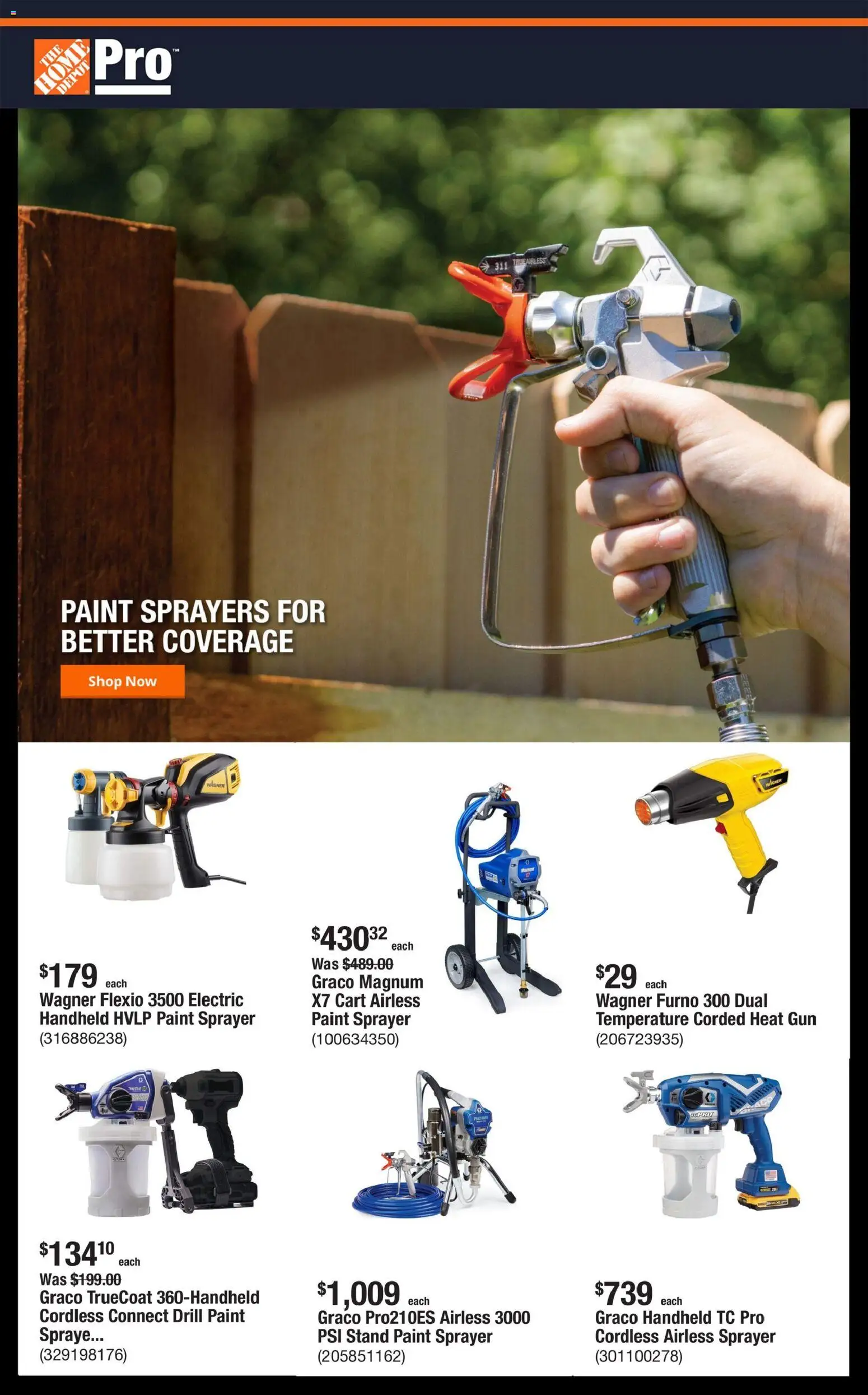 Ad Preview of Home Depot Home Depot Shop Pro Ad - CA from 06/01/2026 - Gun, Magnum