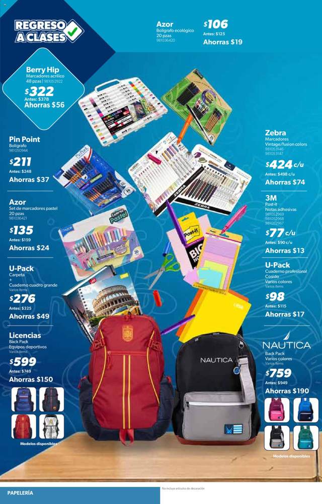 Nuevo catálogo de Sam's Club a partir del 05/08
