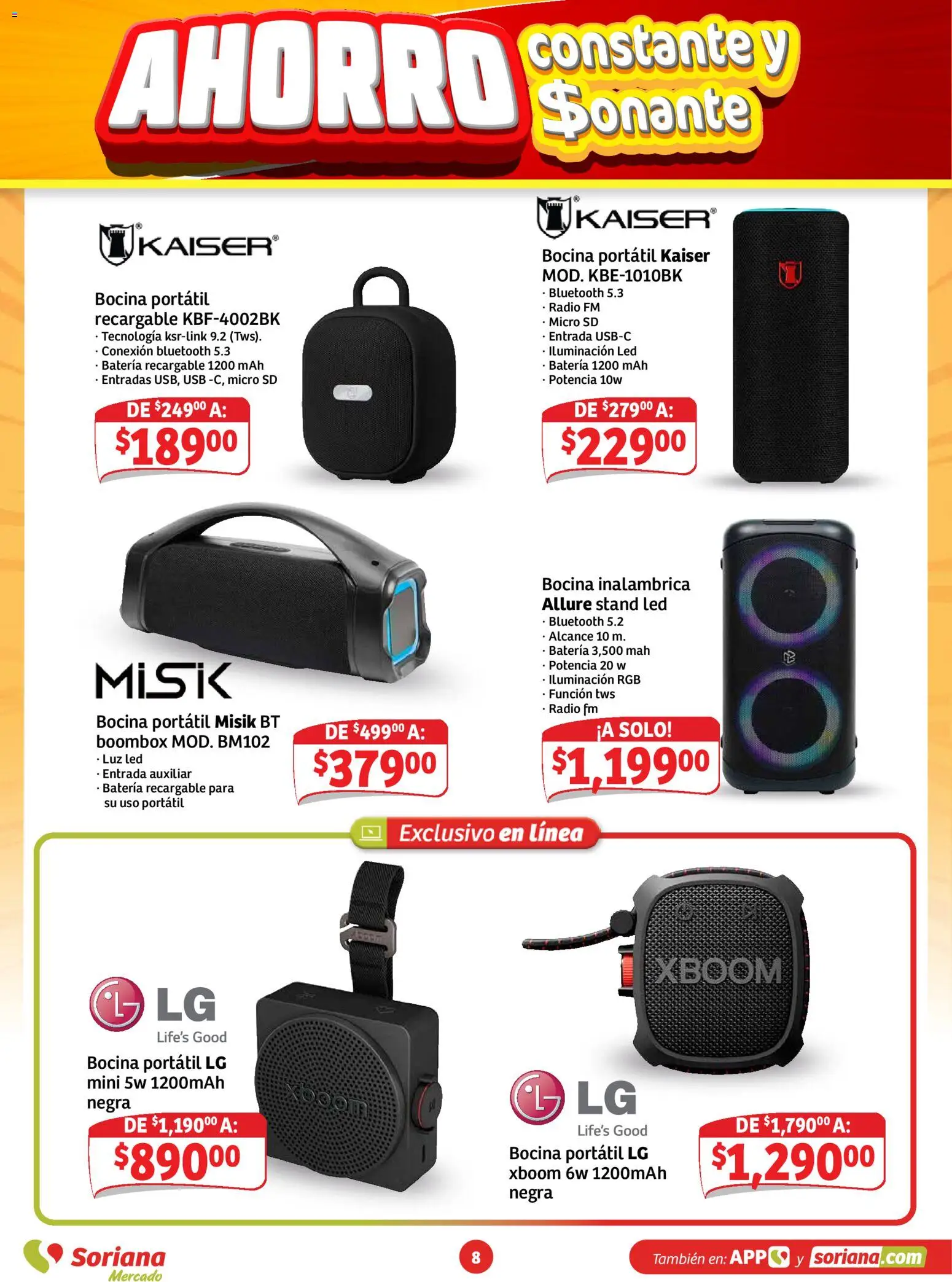 Vista previa las ofertas de la tienda Soriana - Soriana folleto Ahorro constante y sonante desde el 23/10/2026 
