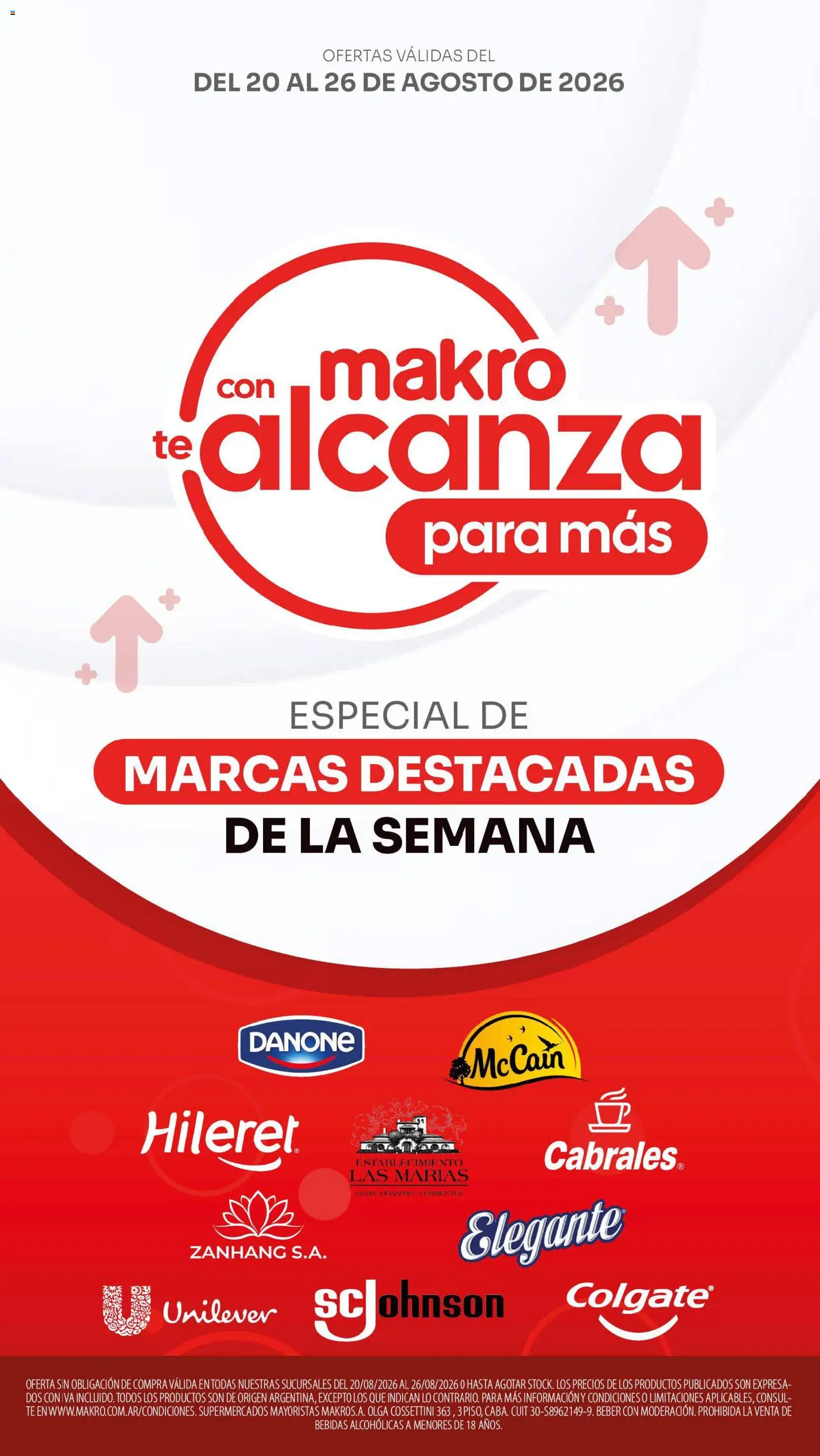 Vista previa del folleto de la tienda Makro válido desde el 20/08/2026 