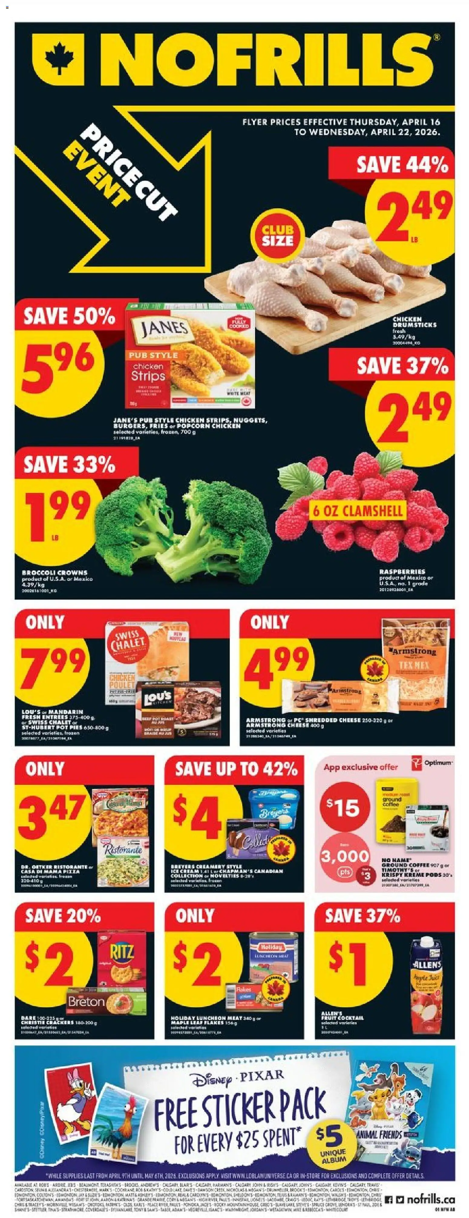 Preview of leaflet No Frills weekly flyer - AB from shop No Frills is valid from Apr 16, 2026