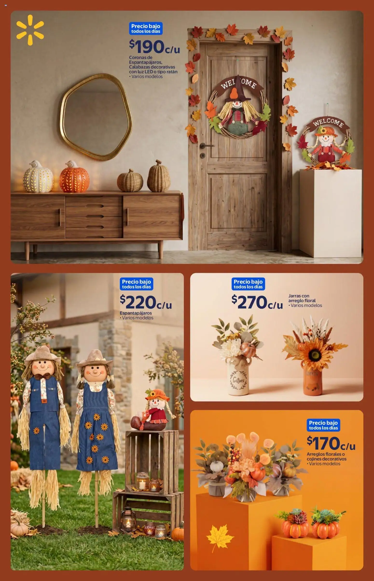 Vista previa las ofertas de la tienda Walmart - Walmart folleto Los colores del otoño adornan esta temporada. desde el 18/09/2026 - Luz LED