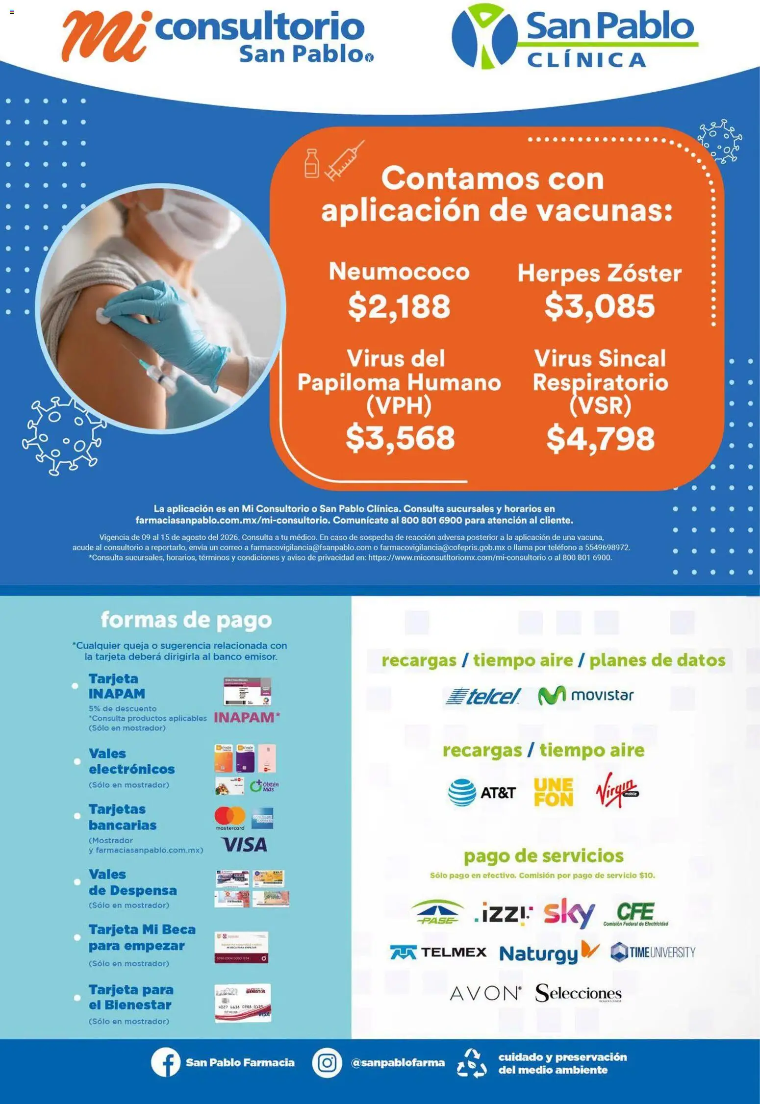 Vista previa las ofertas de la tienda Farmacia San Pablo - Farmacia San Pablo catálogo desde el 09/08/2026 
