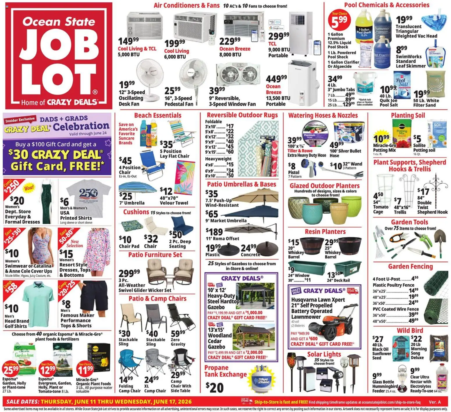 Ad Preview of Ocean State Job Lot Ocean State Job Lot Weekly Ad from 06/11/2026