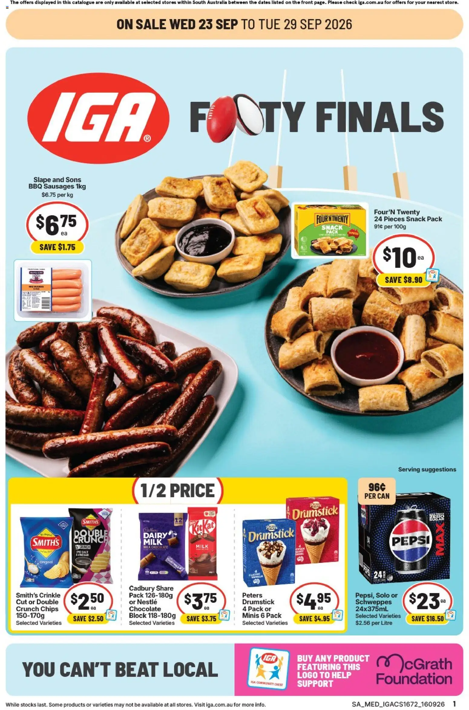 Preview of catalogue IGA catalogue Leabrook from shop IGA valid 23/09/2026
