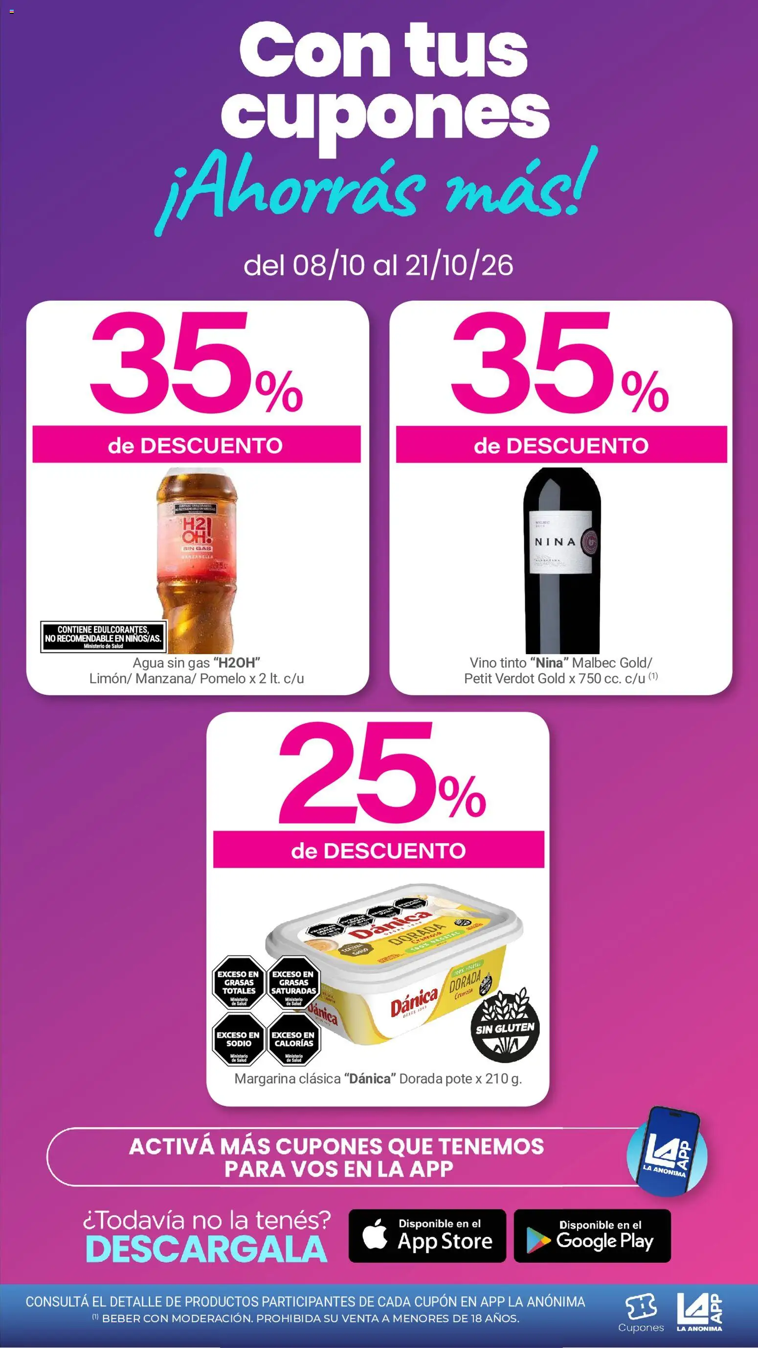Vista previa del folleto de la tienda La Anonima válido desde el 08/10/2026 