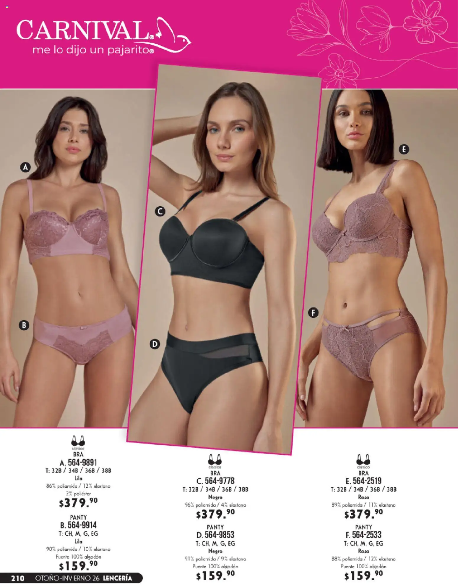 Vista previa las ofertas de la tienda Andrea - Andrea catálogo Lencería & vestir interior desde el 23/08/2026 