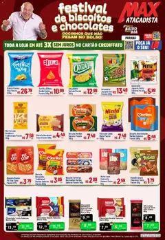 Pré-Visualização do folheto "Max Atacadista ofertas Biscoitos e Chocolates" da loja Max Atacadista válido a partir de 29/07/2026