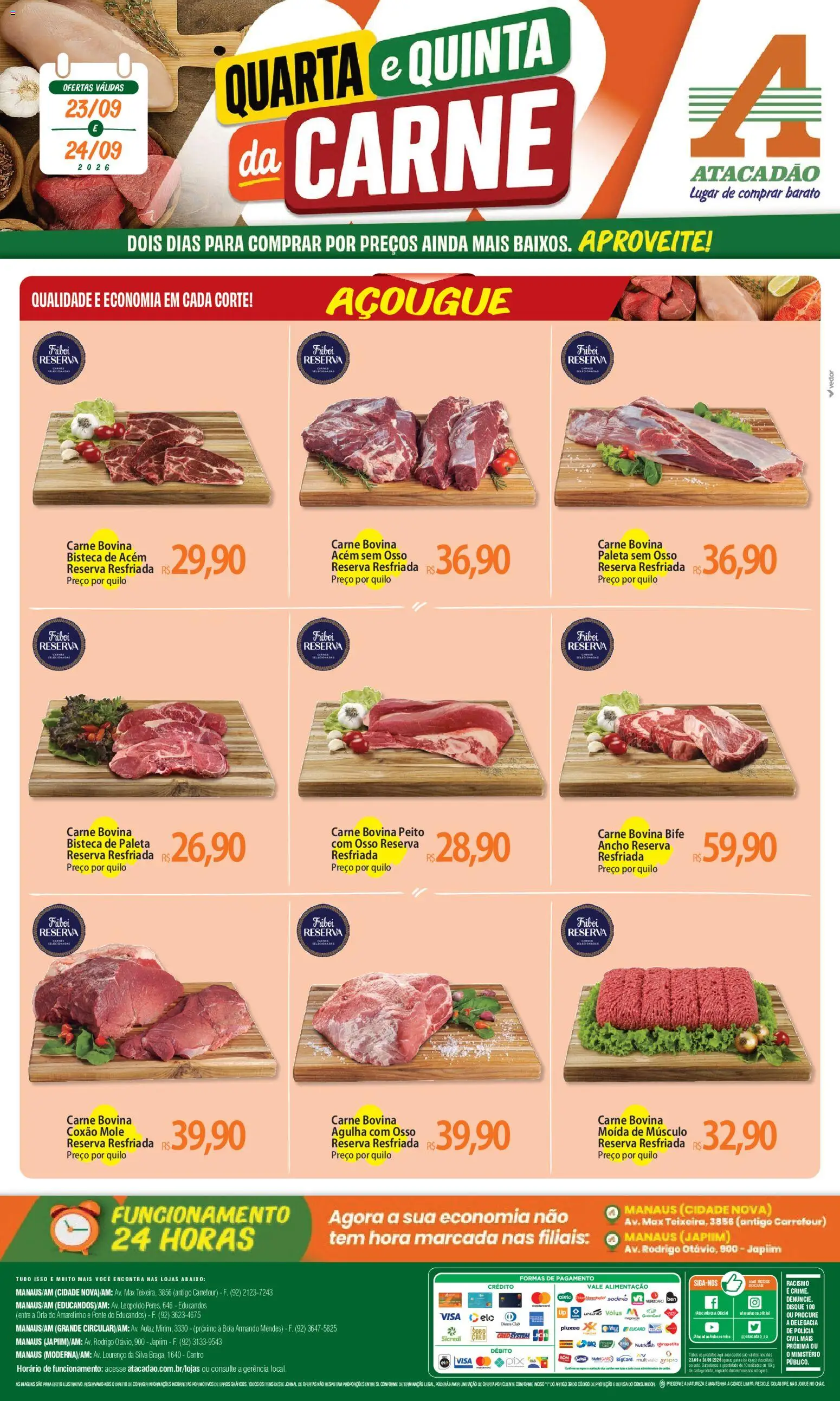 Pré-Visualização do folheto "Atacadão ofertas - AM" da loja Atacadão válido a partir de 23/09/2026