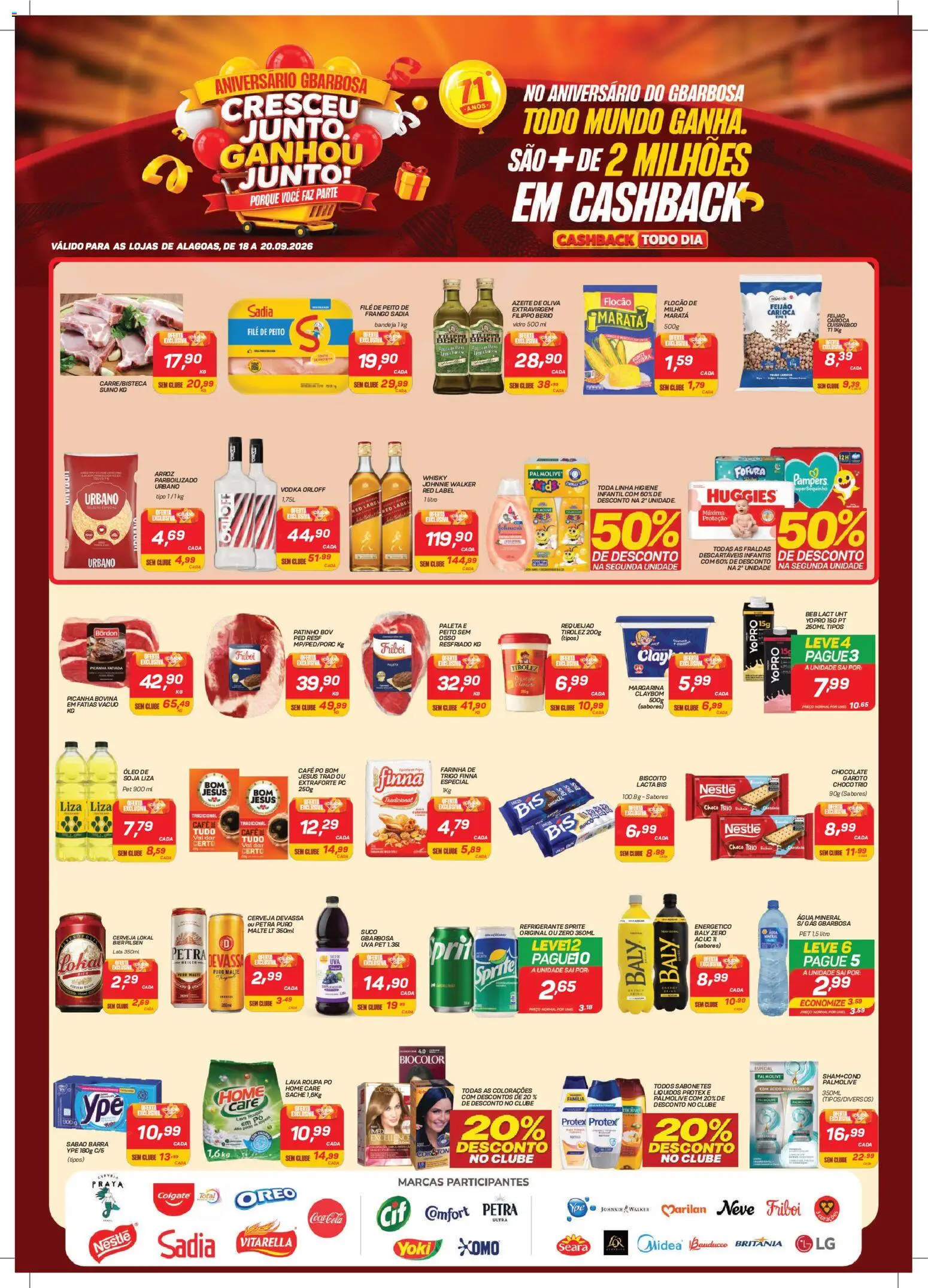 Pré-Visualização do folheto "Gbarbosa - Ofertas da semana" da loja Gbarbosa válido a partir de 18/09/2026