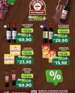 Pré-Visualização do folheto "Mart Minas ofertas Clube do Vinho" da loja Mart Minas válido a partir de 13/08/2026