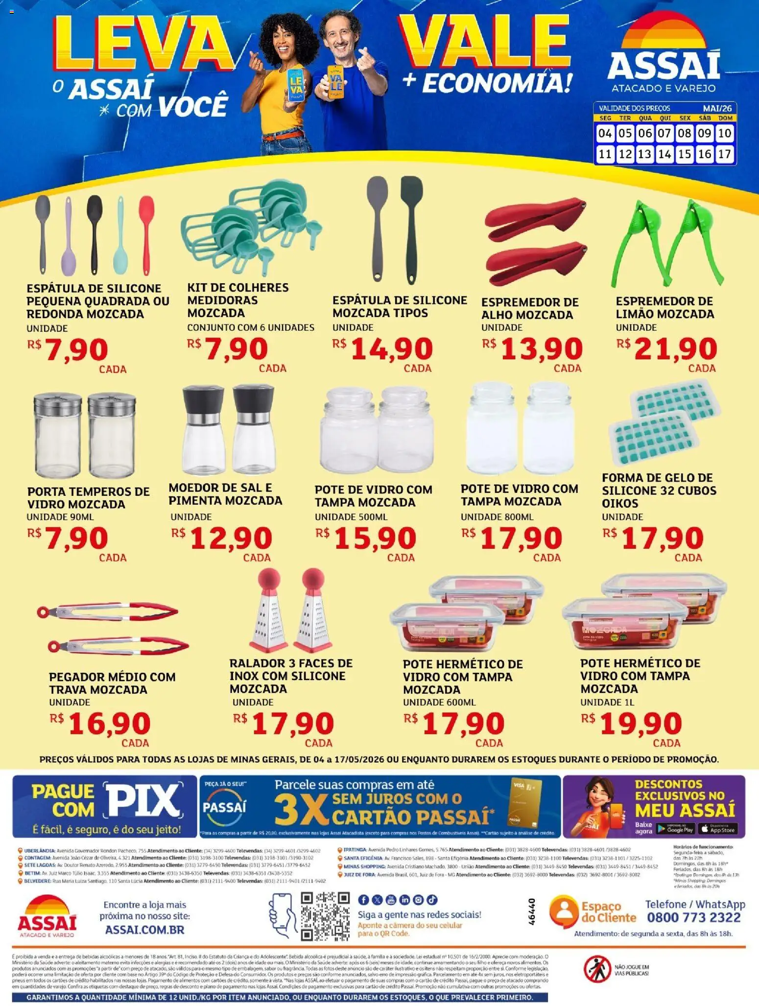 Pré-Visualização do folheto "Assaí Atacadista ofertas - MG" da loja Assaí Atacadista válido a partir de 04/05/2026