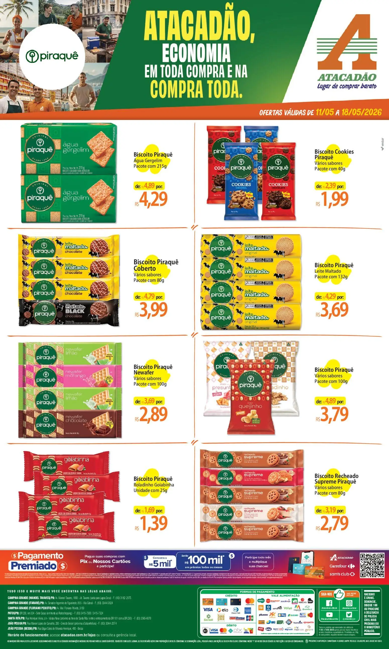 Pré-Visualização do folheto "Atacadão ofertas - PB" da loja Atacadão válido a partir de 11/05/2026