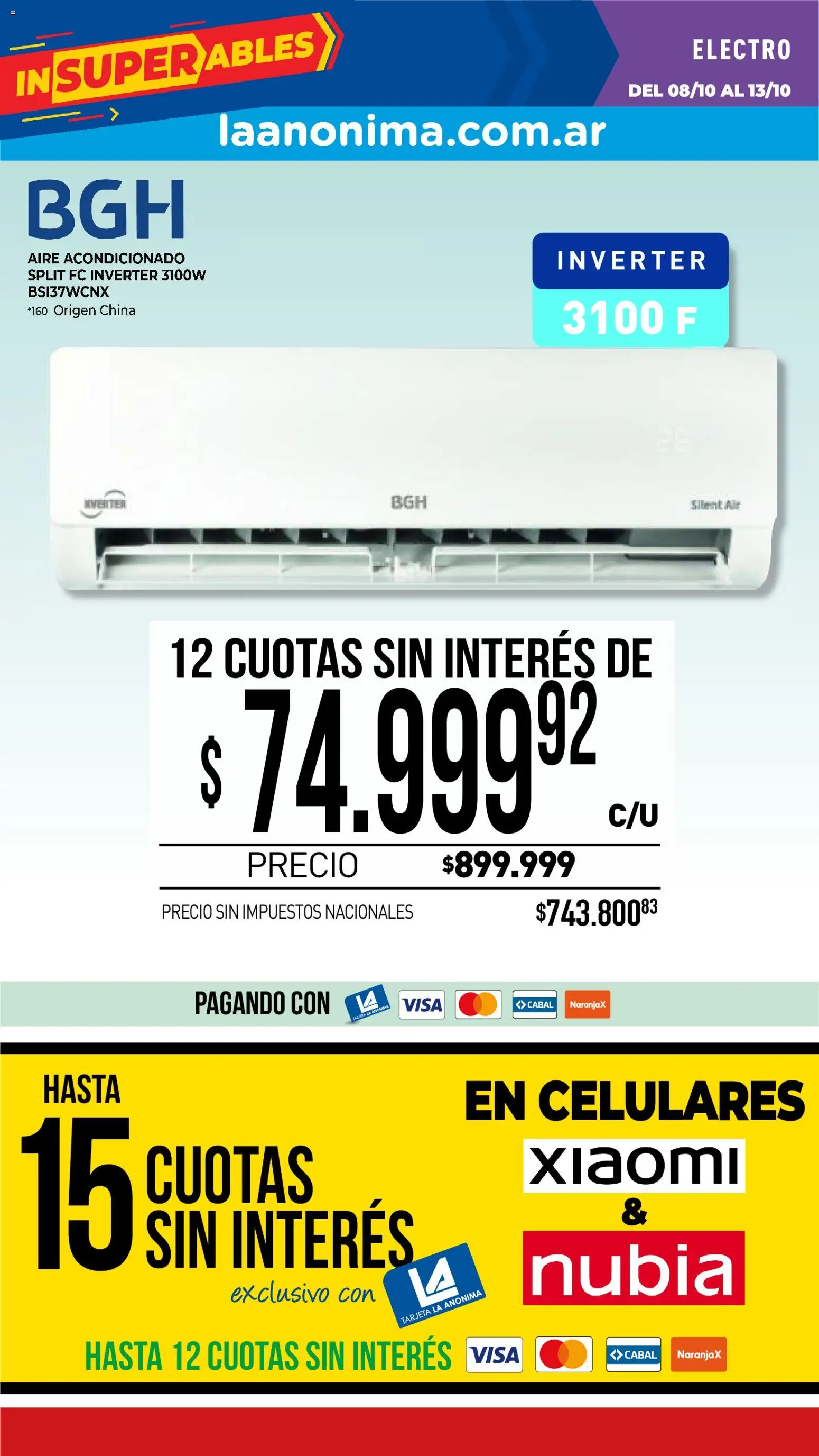 Vista previa del folleto de la tienda La Anonima válido desde el 08/10/2026 