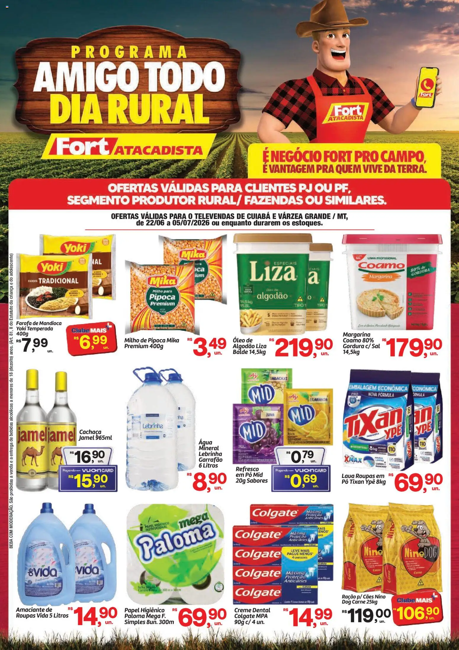 Pré-Visualização do folheto "Fort Atacadista ofertas Rural" da loja Fort Atacadista válido a partir de 22/06/2026