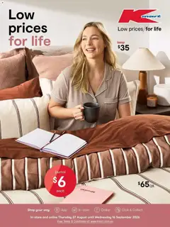 Preview of catalogue Kmart catalogue Spring Wellness from shop Kmart valid 27/08/2026