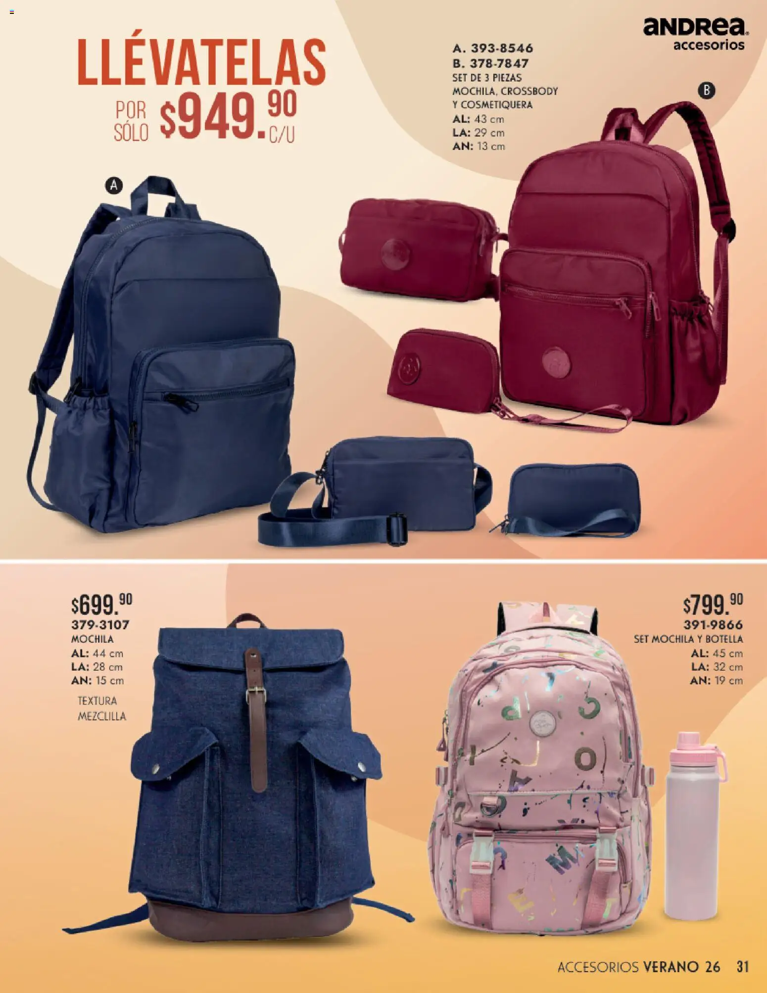 Vista previa las ofertas de la tienda Andrea - Andrea catálogo Accesorios para todos desde el 24/05/2026 