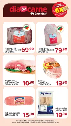 Pré-Visualização do folheto "Supermercado Guanabara - Ofertas da semana" da loja Supermercado Guanabara válido a partir de 13/08/2026