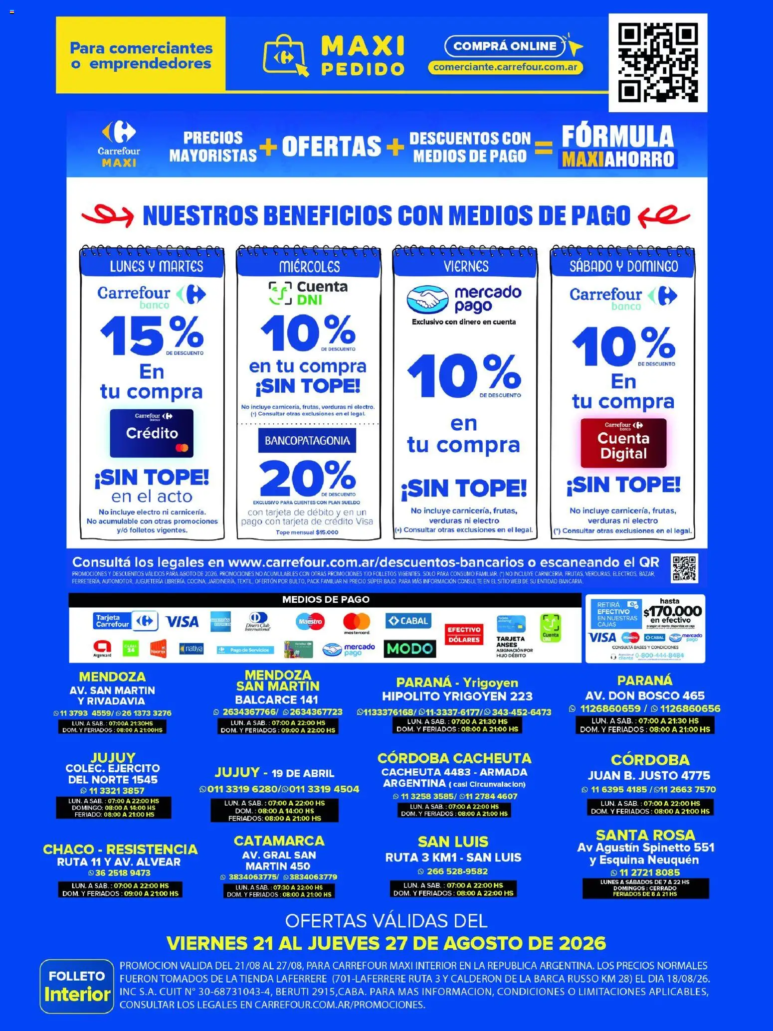Vista previa del folleto de la tienda Carrefour Maxi válido desde el 21/08/2026 