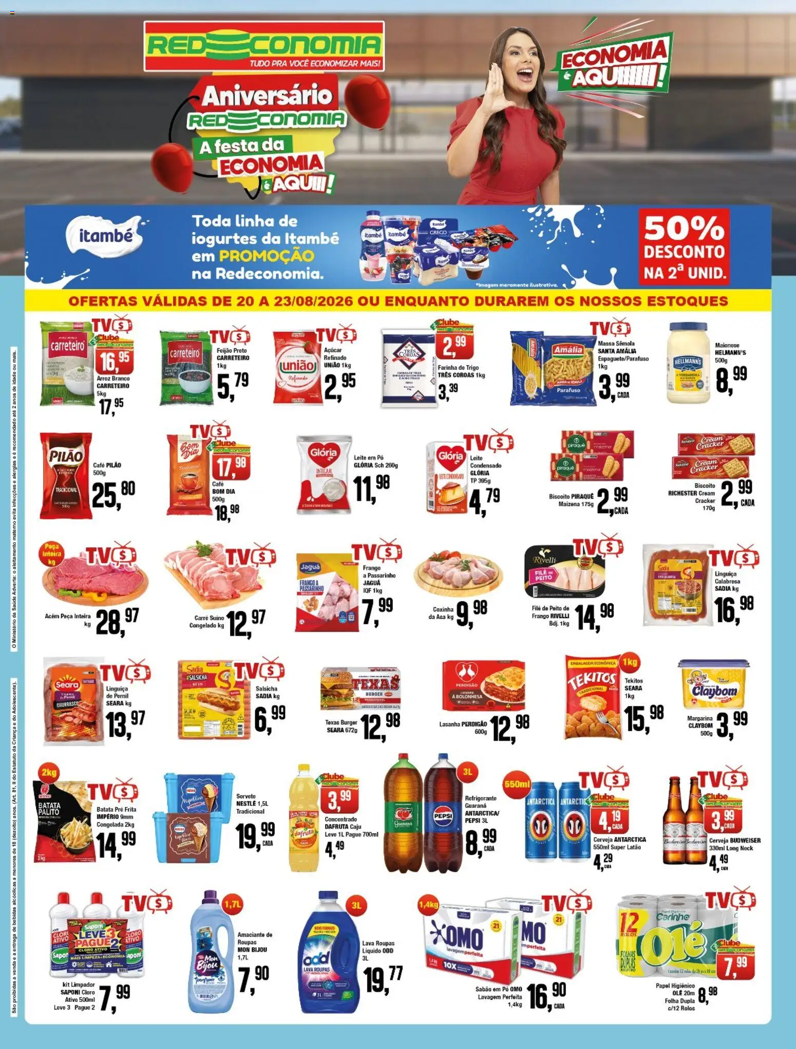 Pré-Visualização do folheto "RedEconomia ofertas" da loja RedEconomia válido a partir de 20/08/2026