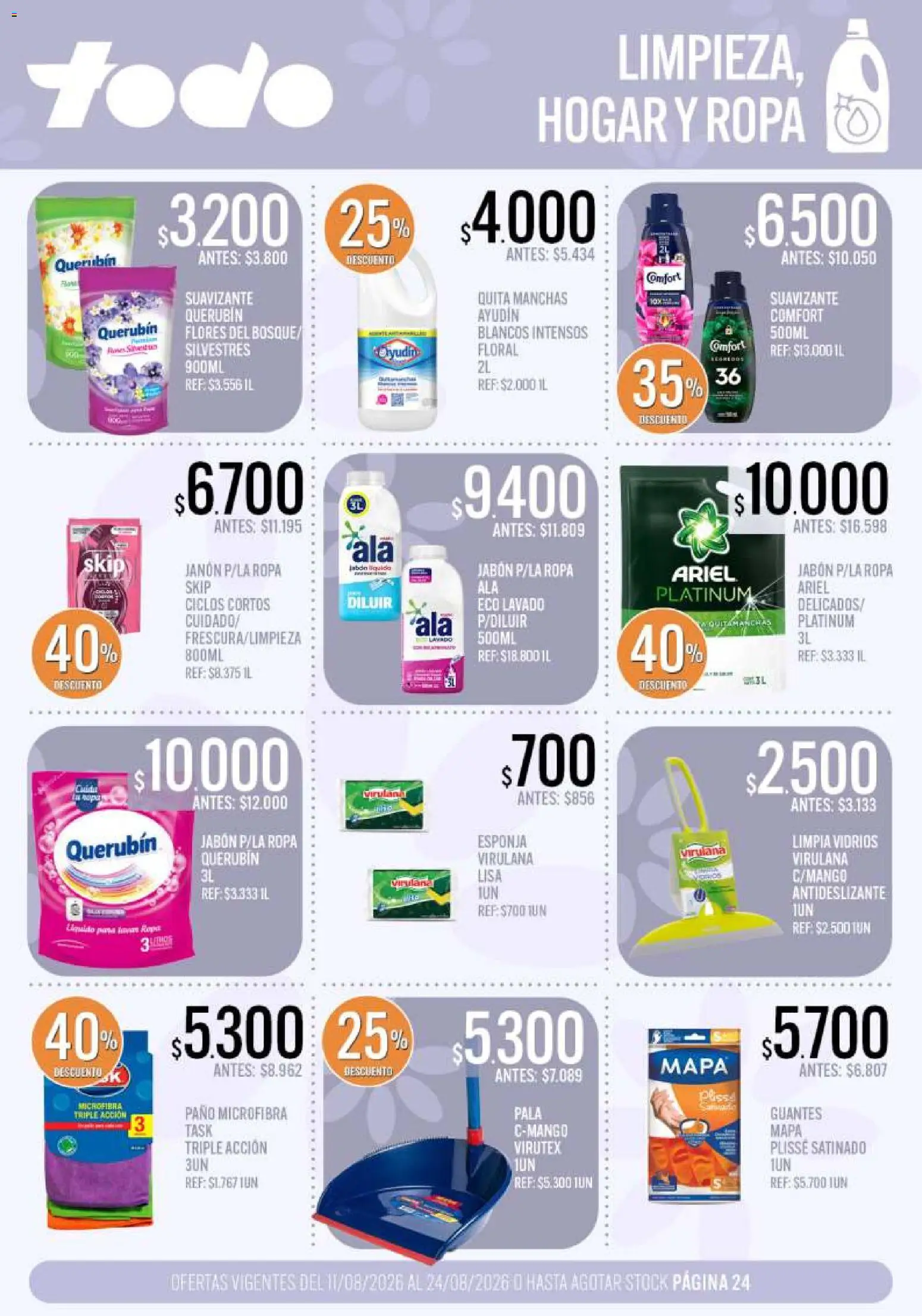 Vista previa del folleto de la tienda Supermercados TODO válido desde el 11/08/2026 