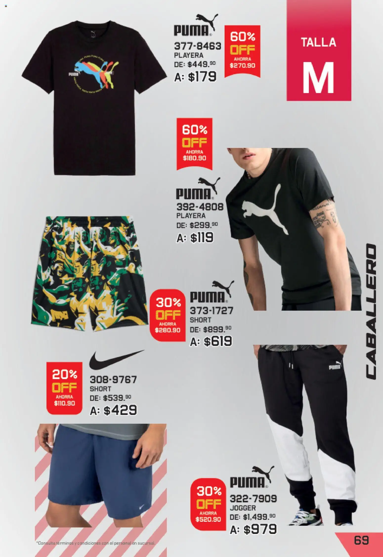 Vista previa las ofertas de la tienda Andrea - Andrea catálogo Lo mejor de marcas desde el 27/09/2026 - Playera, Short